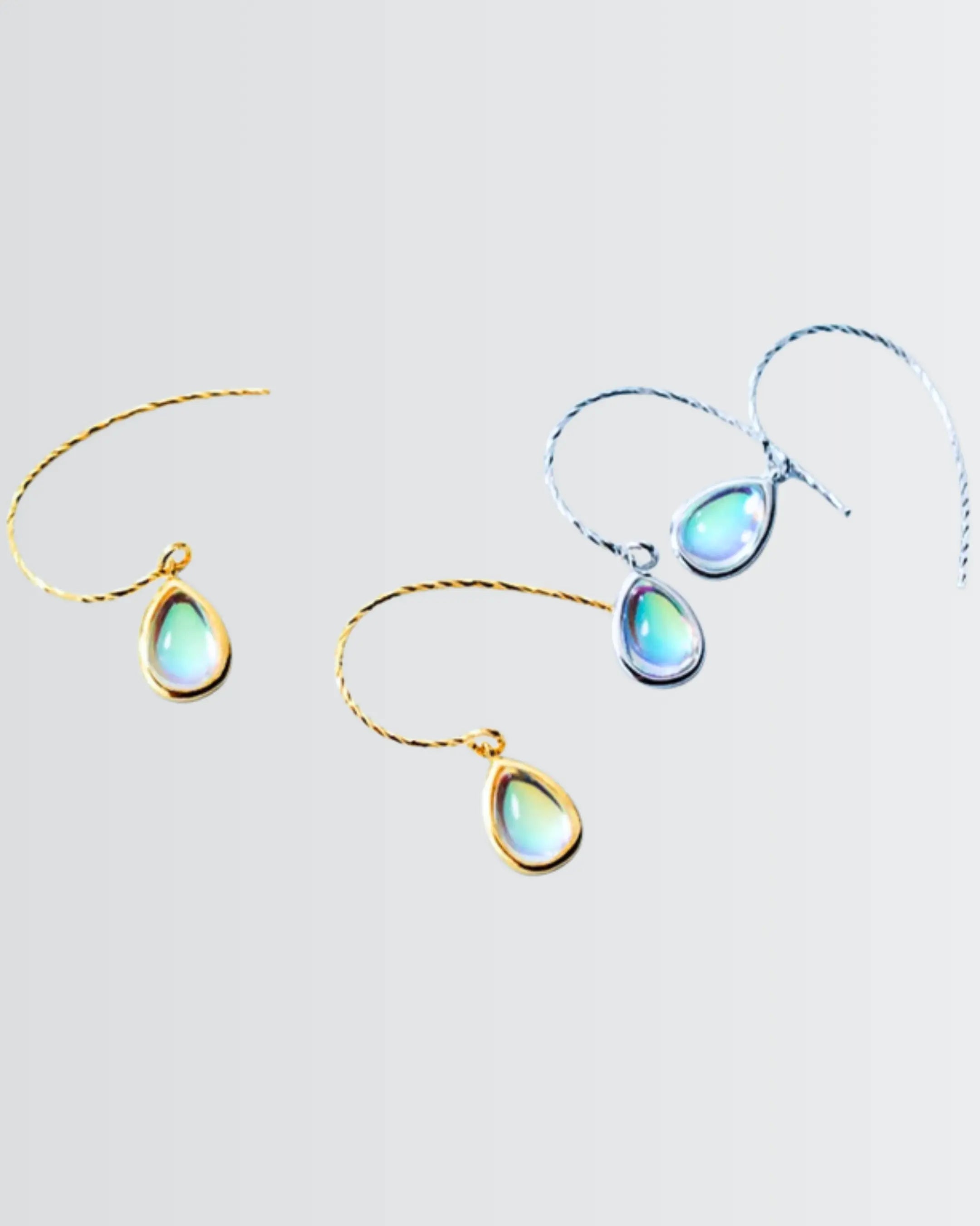 Pretty in Bling Drop Earrings - Silver Earrings by BLINGLANE