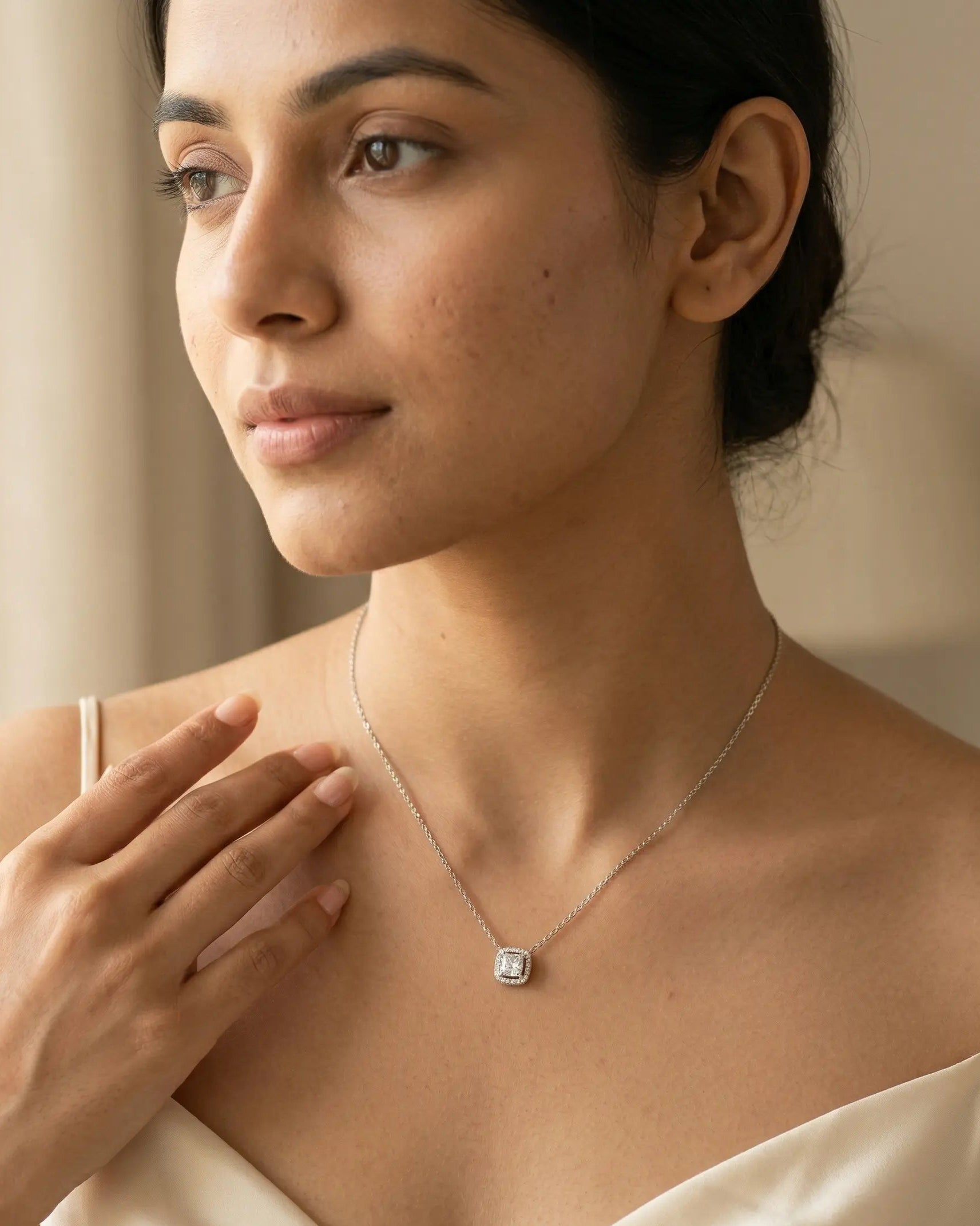 Prima Donna Necklace - Silver Necklace by BLINGLANE