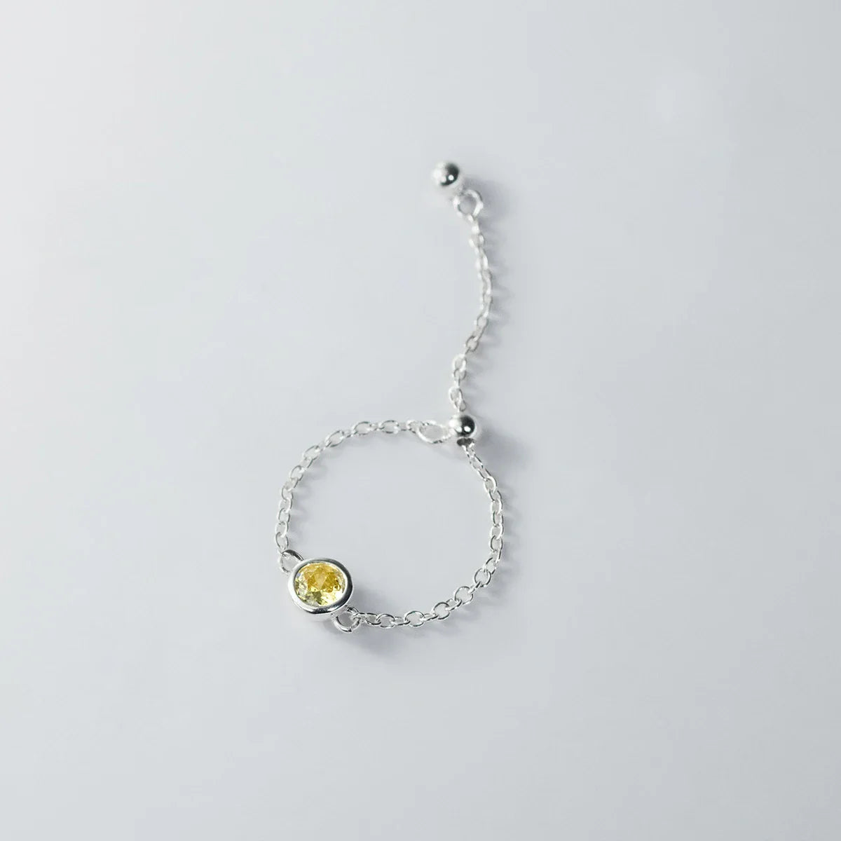 Edge & Flow Minimal Chain Ring - jewellery by BLINGLANE