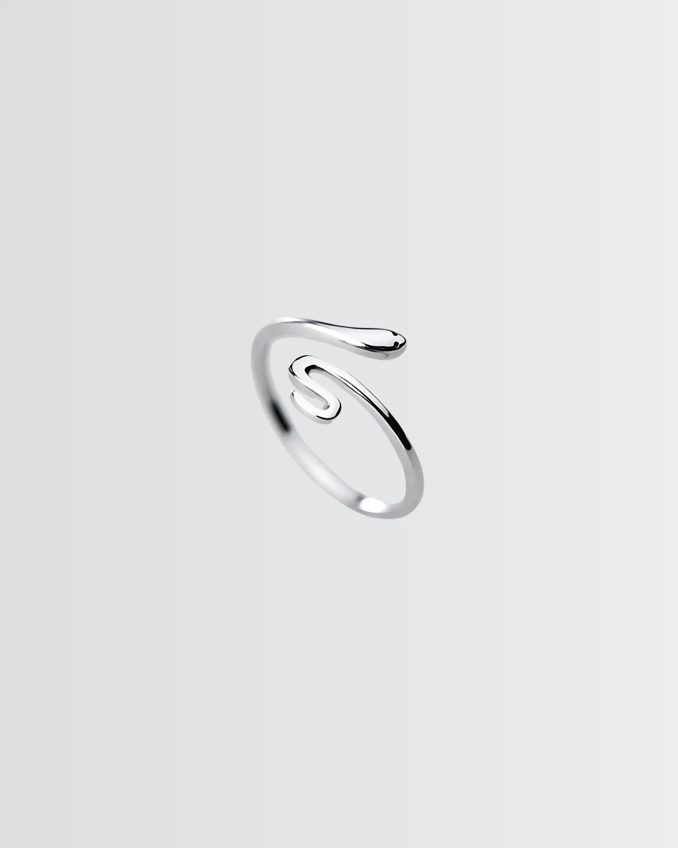 Satiny Slytherin Ring - Silver Ring by BLINGLANE