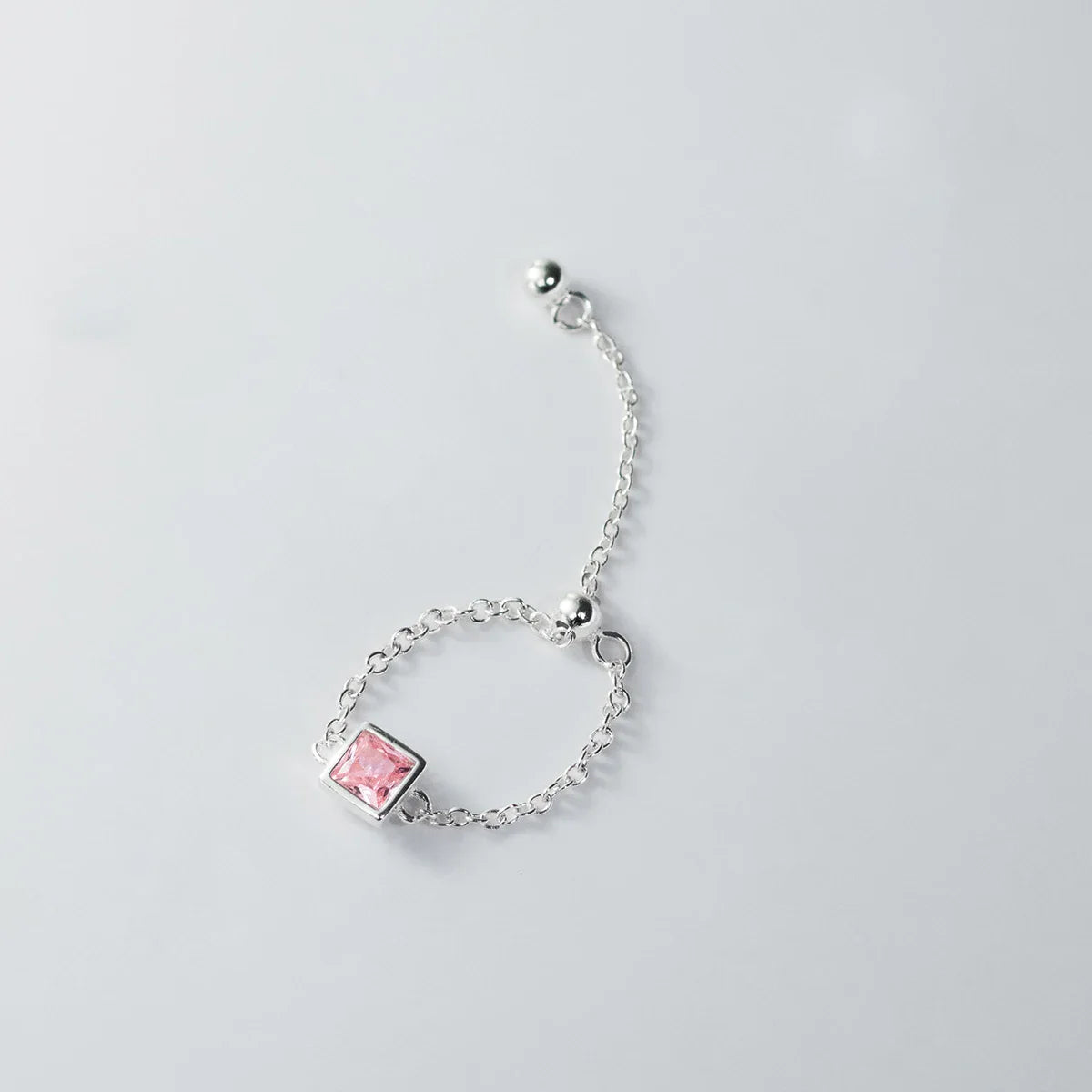 Edge & Flow Minimal Chain Ring - jewellery by BLINGLANE