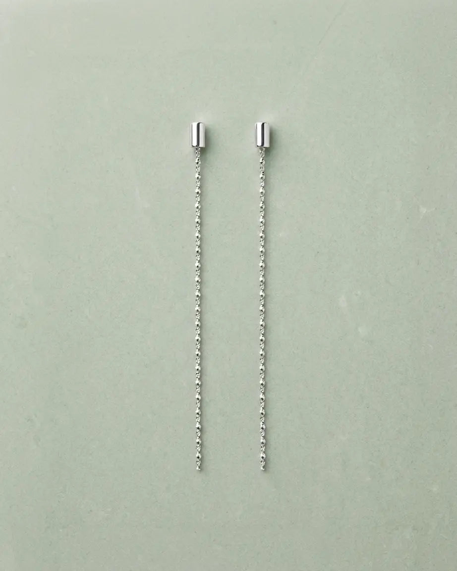 Signature Swing Earrings - Silver Earrings by BLINGLANE