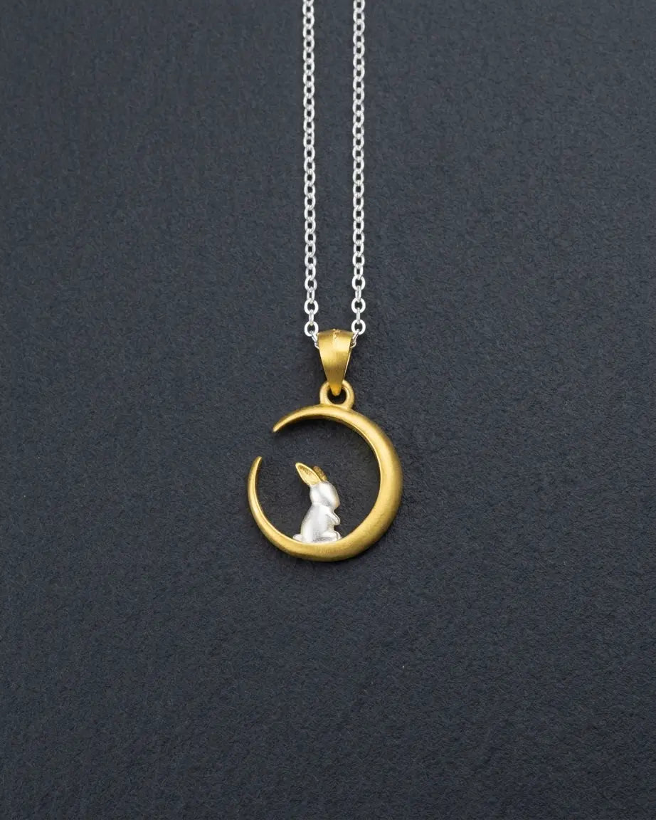 The Lucky Hopper Minimal Necklace - Silver Necklace by BLINGLANE
