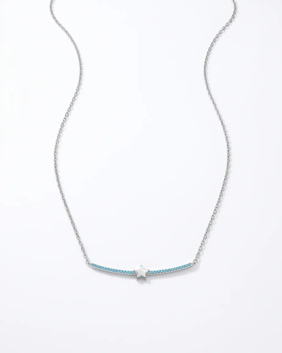 The Sweet Star Bling Necklace - Silver Necklace by BLINGLANE