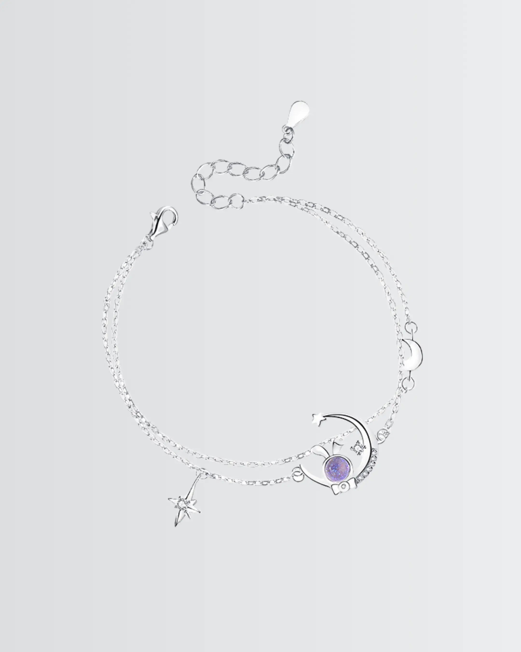 You Make My Heart Hop Bracelet - Silver Bracelet by BLINGLANE