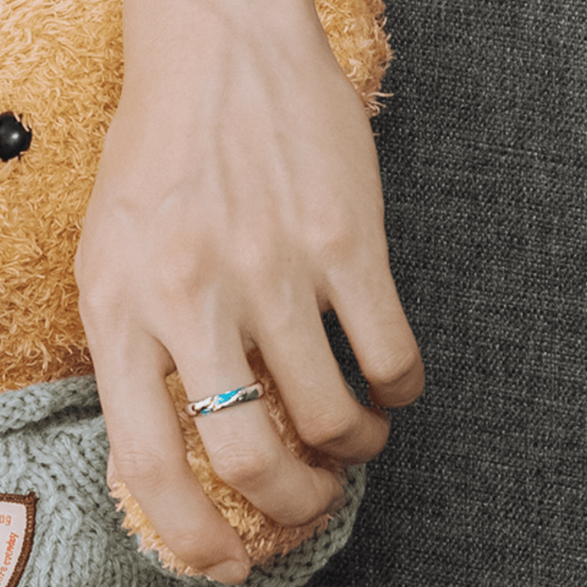 Let Our Love Flows Together Forever Love Bands - jewellery by BLINGLANE