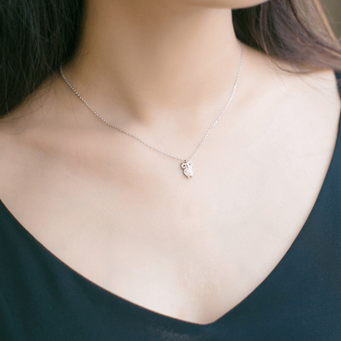 Little Owl Minimal Necklace - jewellery by BLINGLANE
