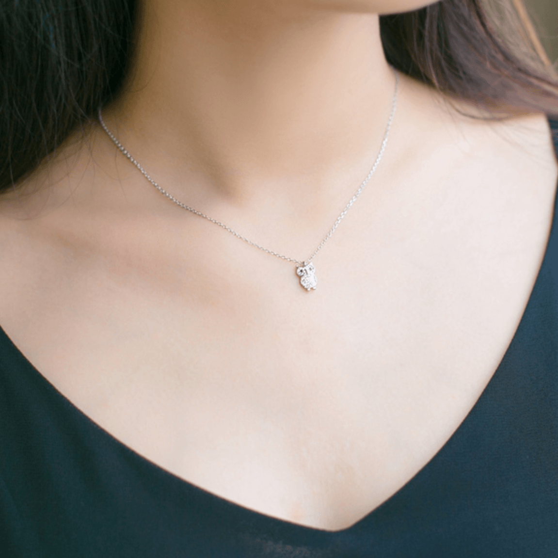 Little Owl Minimal Necklace - jewellery by BLINGLANE