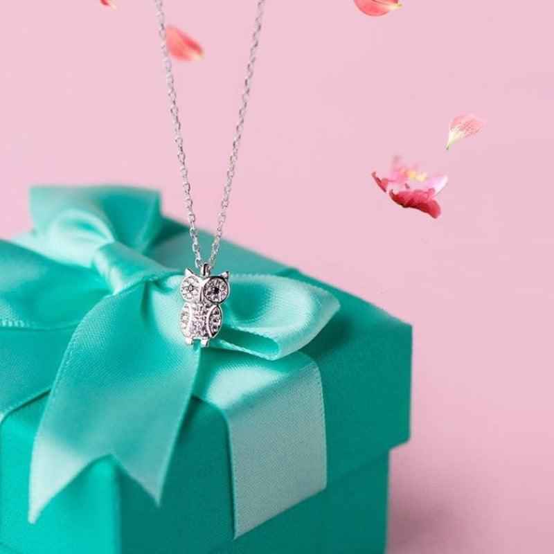 Little Owl Minimal Necklace - jewellery by BLINGLANE