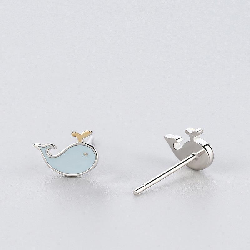 My Little Dolphin Minimal Studs - Blinglane