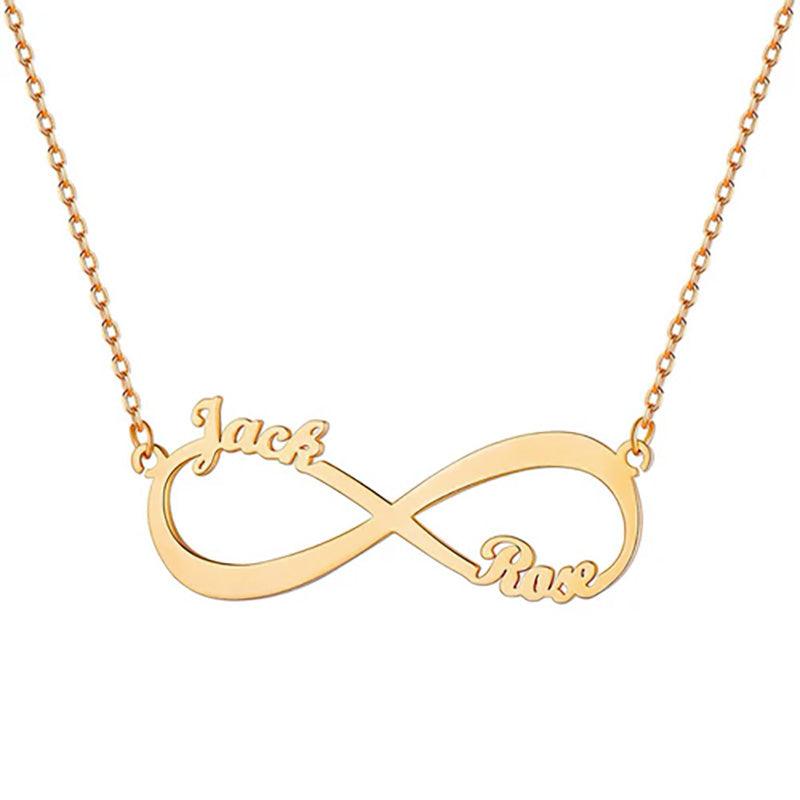Shop Personalized Name on Infinity Design Necklace Blinglane