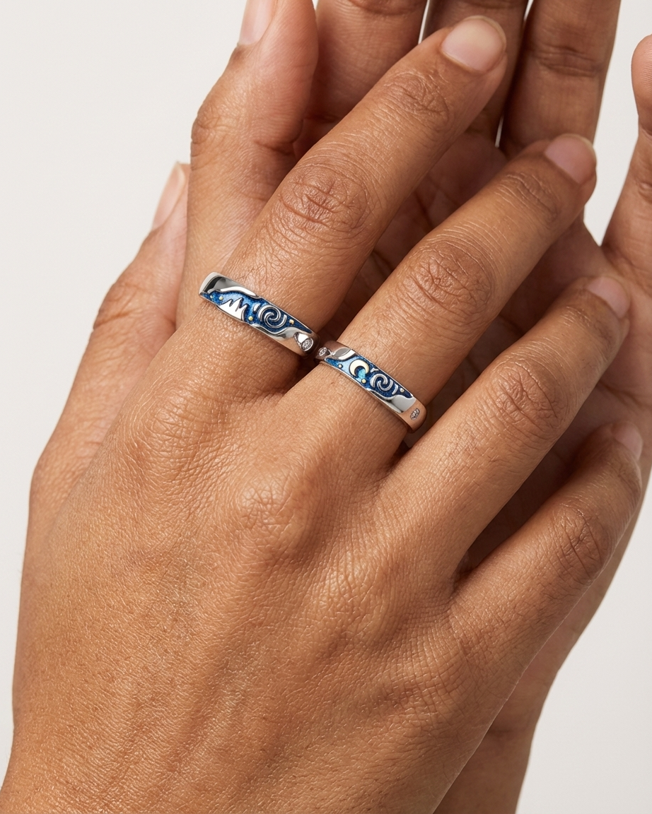 Together Under the Moon Love Bands