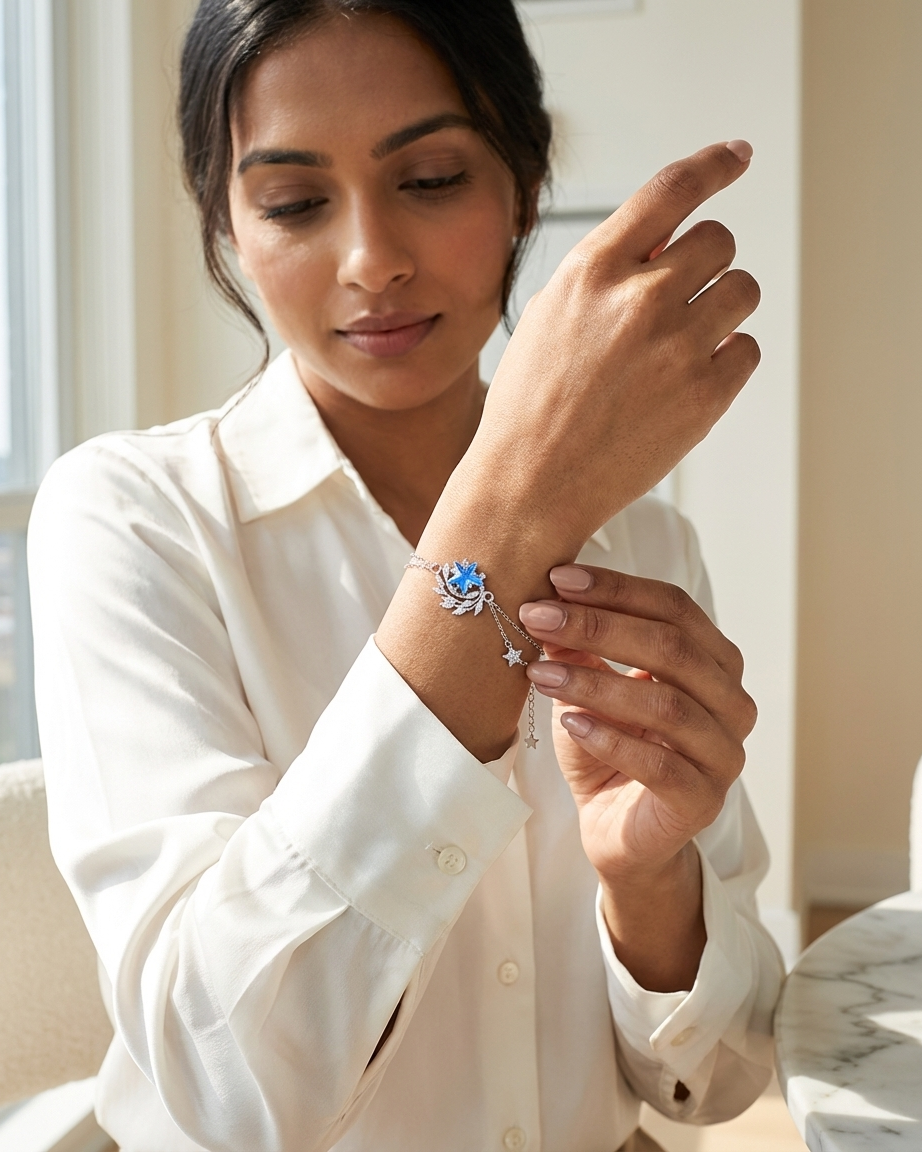Azure Star Blush Bracelet