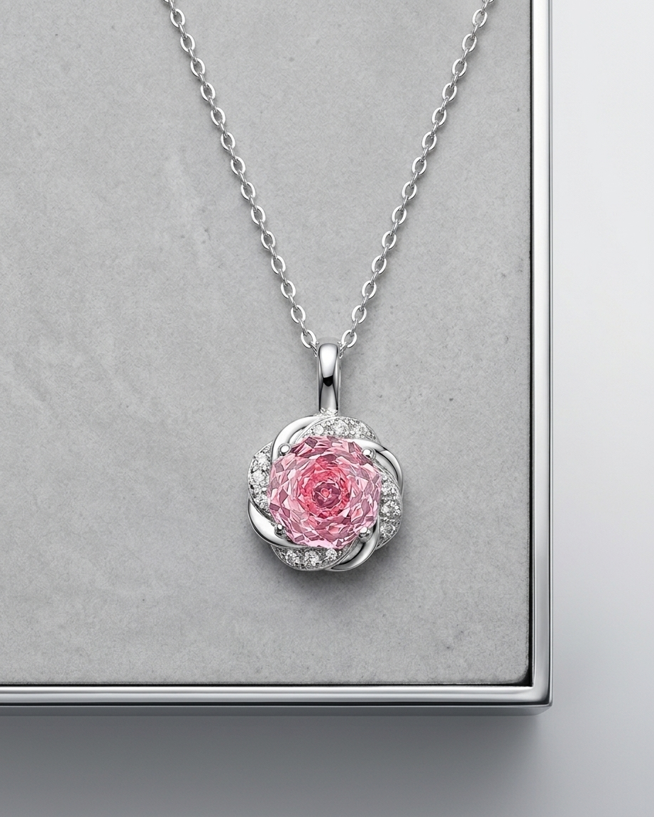 Faceted Grace Sparkling Necklace