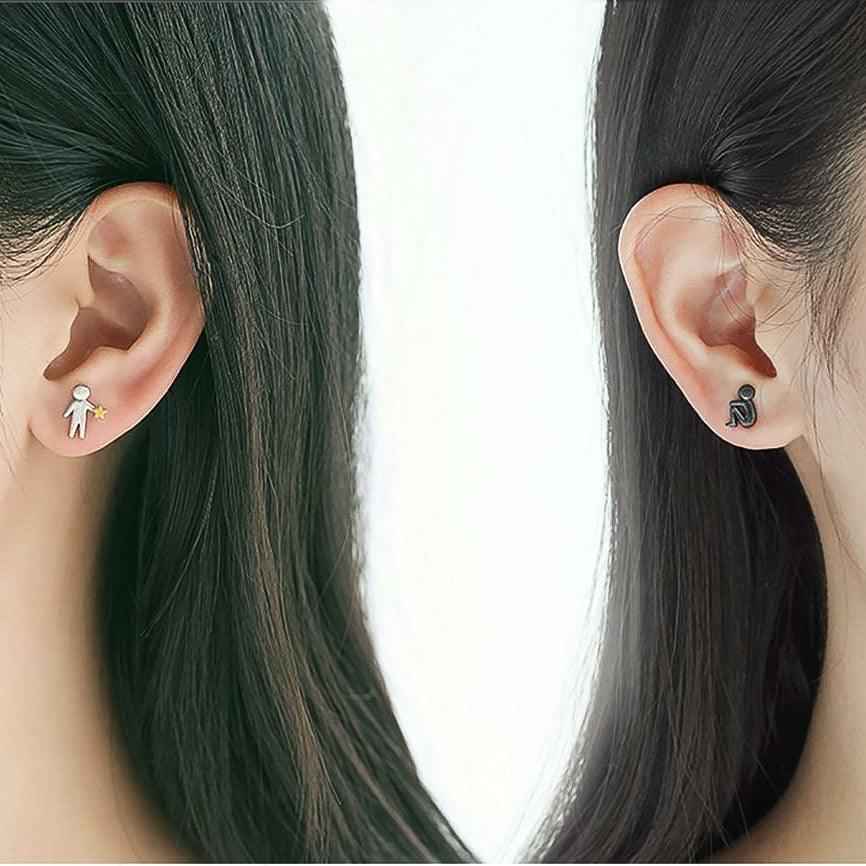 Will Pluck Stars In Your Dark Studs - jewellery by BLINGLANE