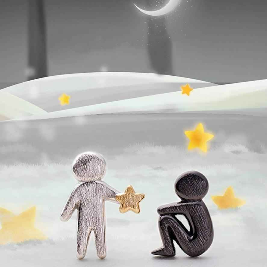 Will Pluck Stars In Your Dark Studs - jewellery by BLINGLANE