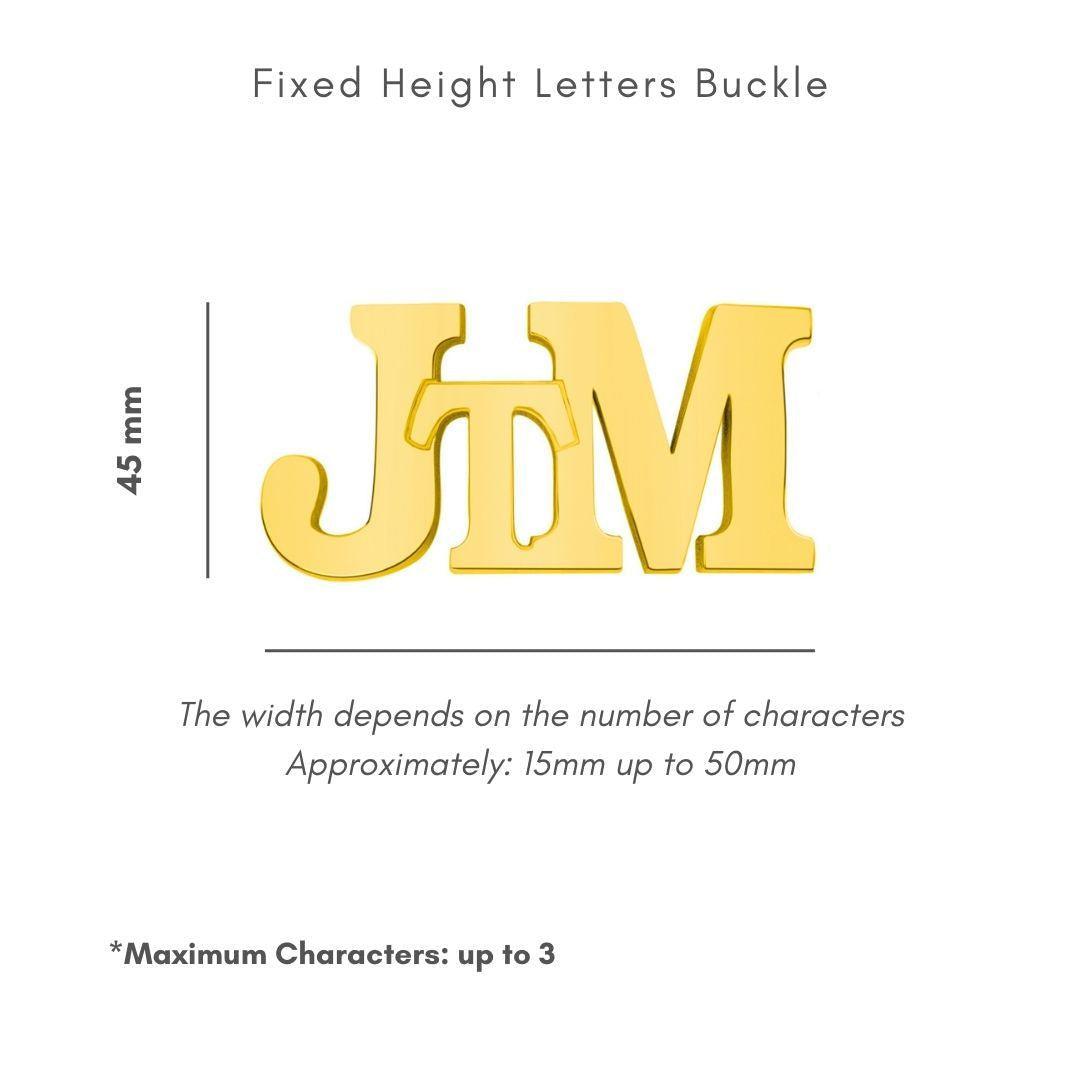 Personalize Your 3D Letters Belt Buckle - Blinglane