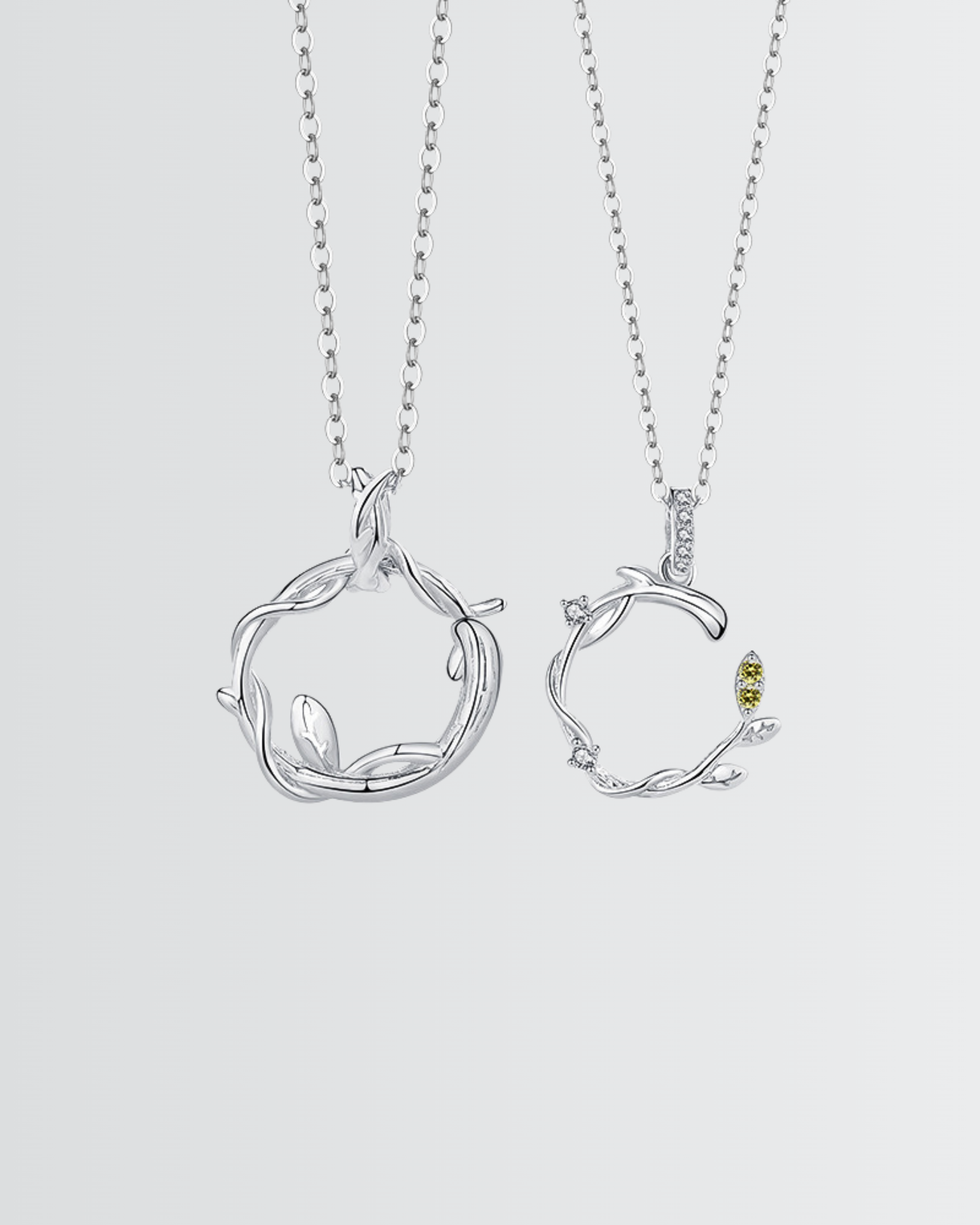 Tangled In Love Forever Couple  Necklace