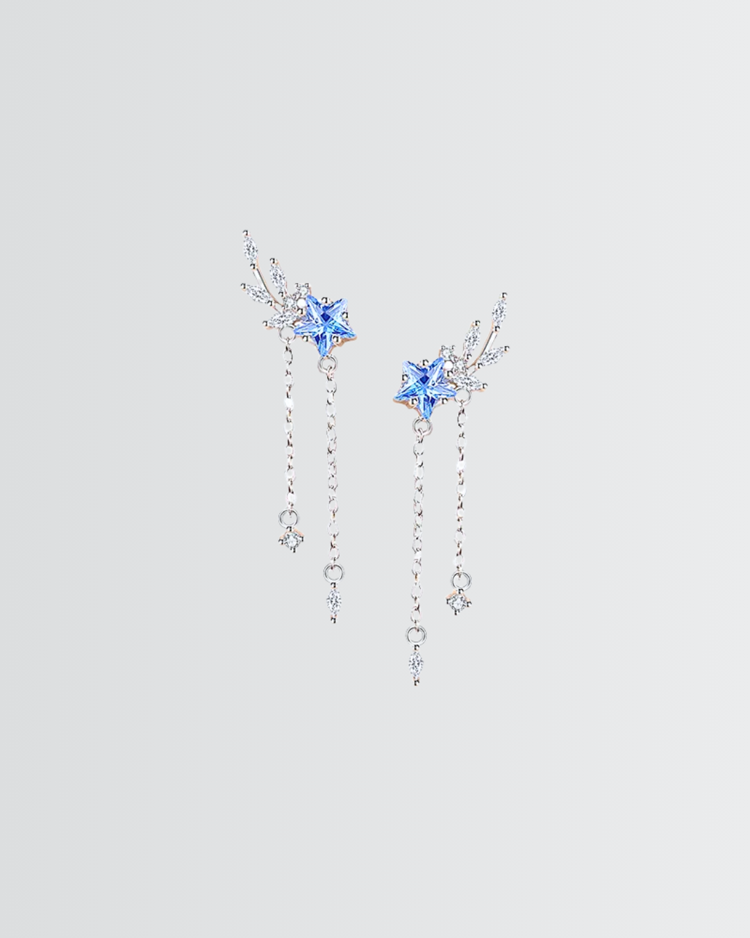Azure Star Blush Earrings - jewellery by BLINGLANE