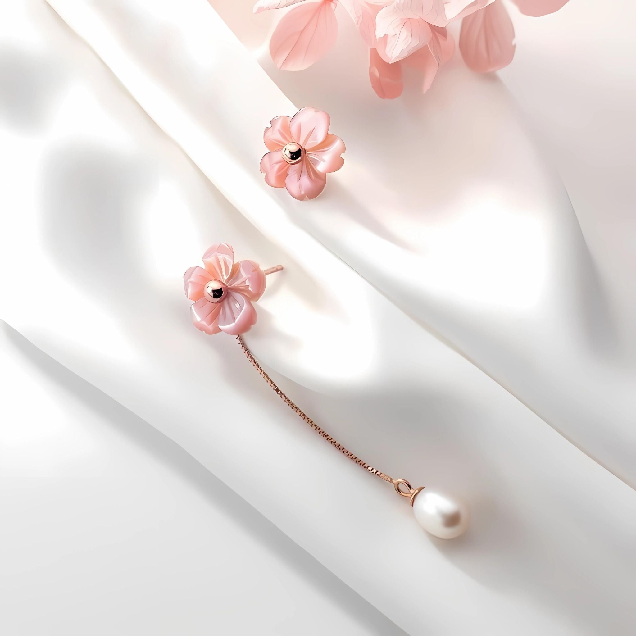 Divine Florals Stud &amp; Drop Earrings