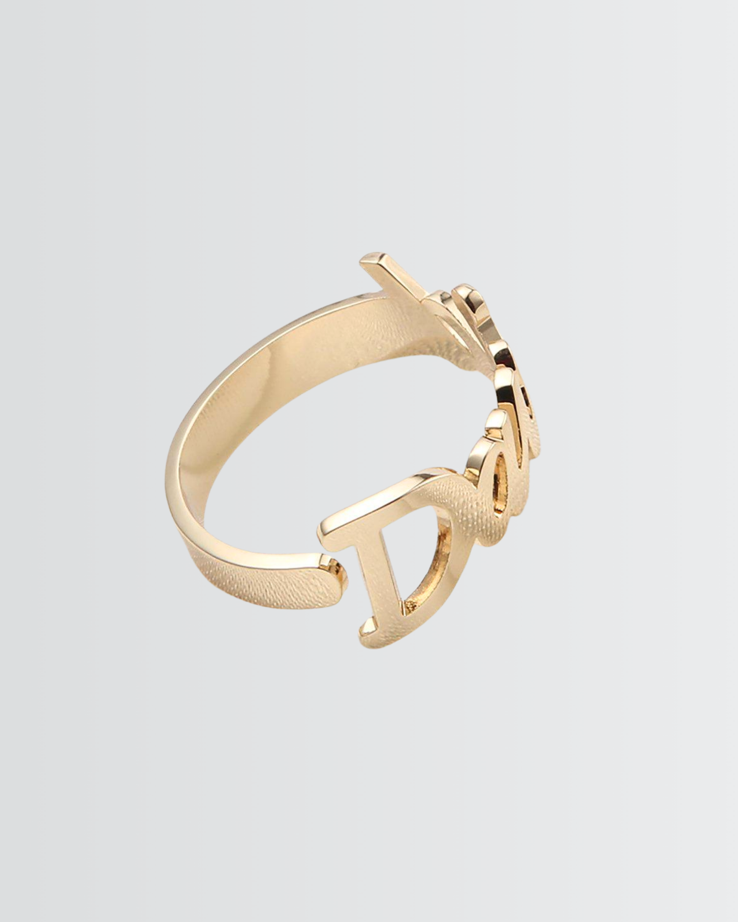 Personalize Your Name Bold Ring