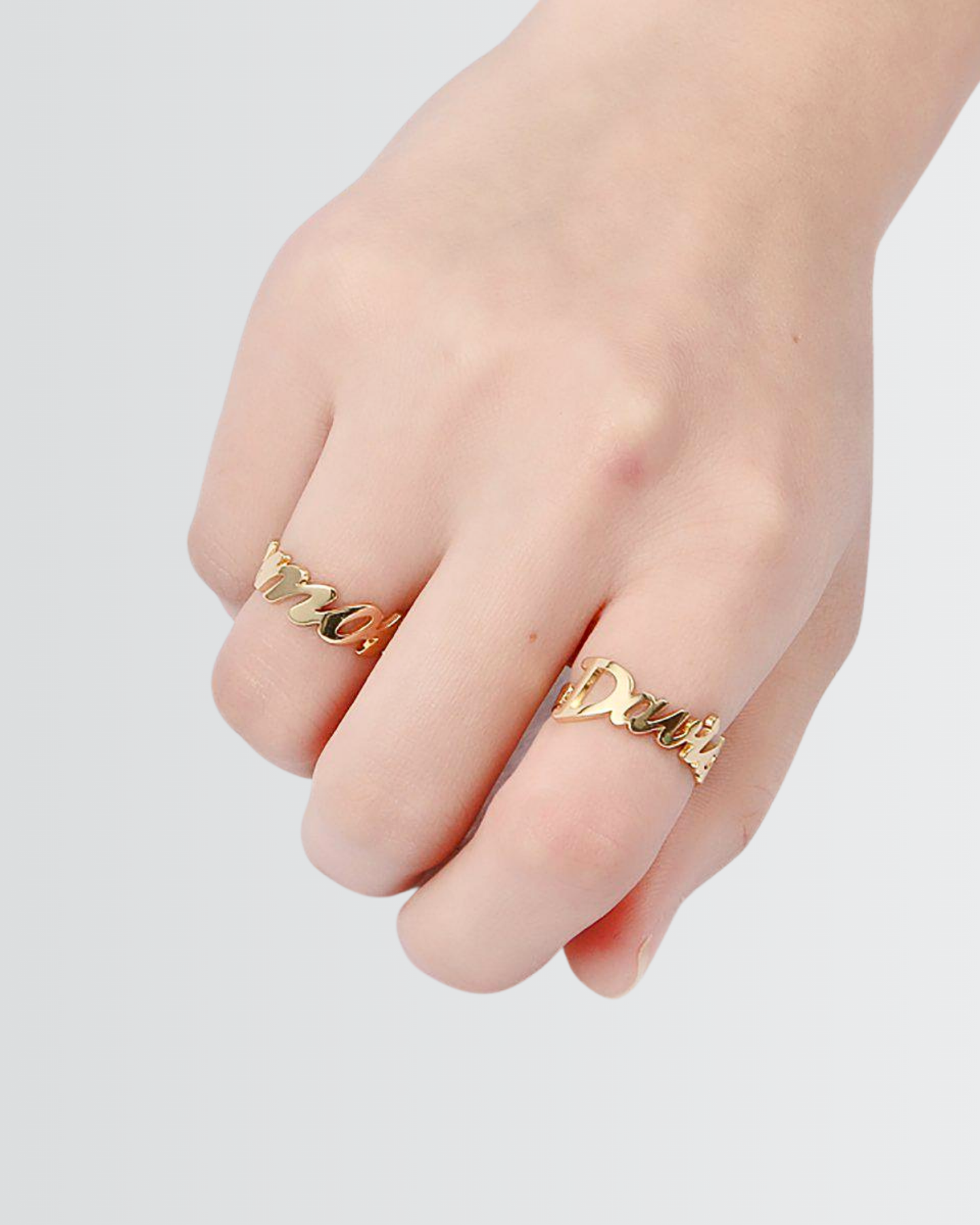 Personalize Your Name Bold Ring