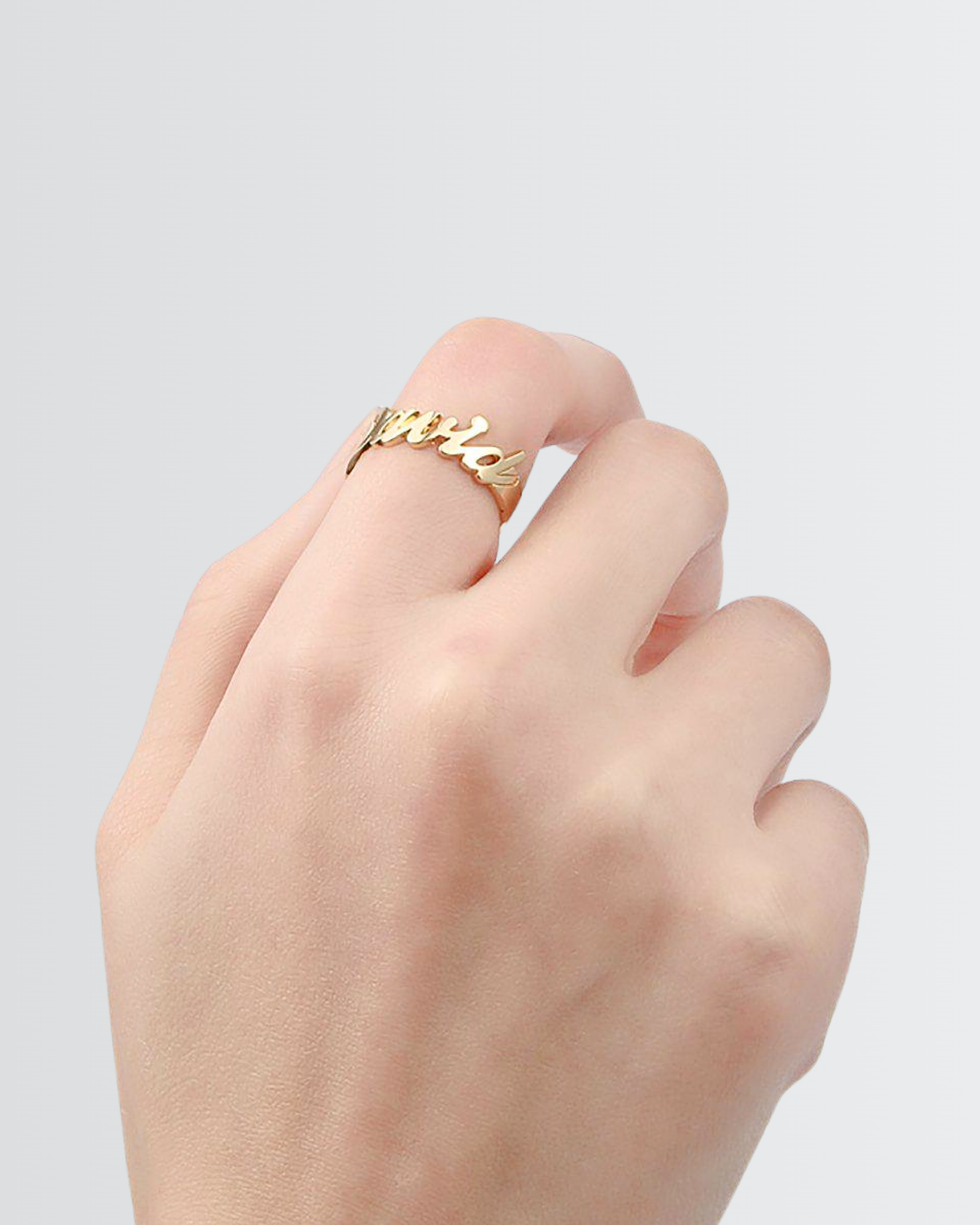 Personalize Your Name Bold Ring