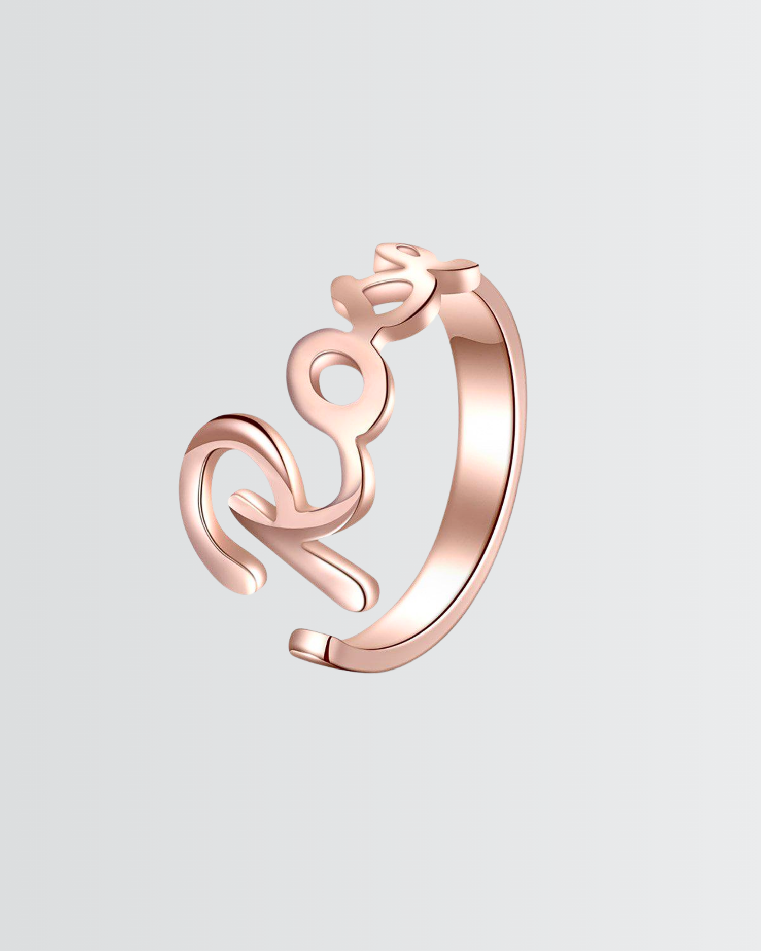 Personalize Your Name Bold Ring