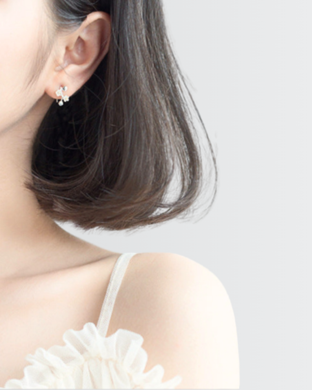 Framed In Flora Mini Hoops