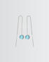 Gleam Drops Chain Earrings - jewellery by BLINGLANE