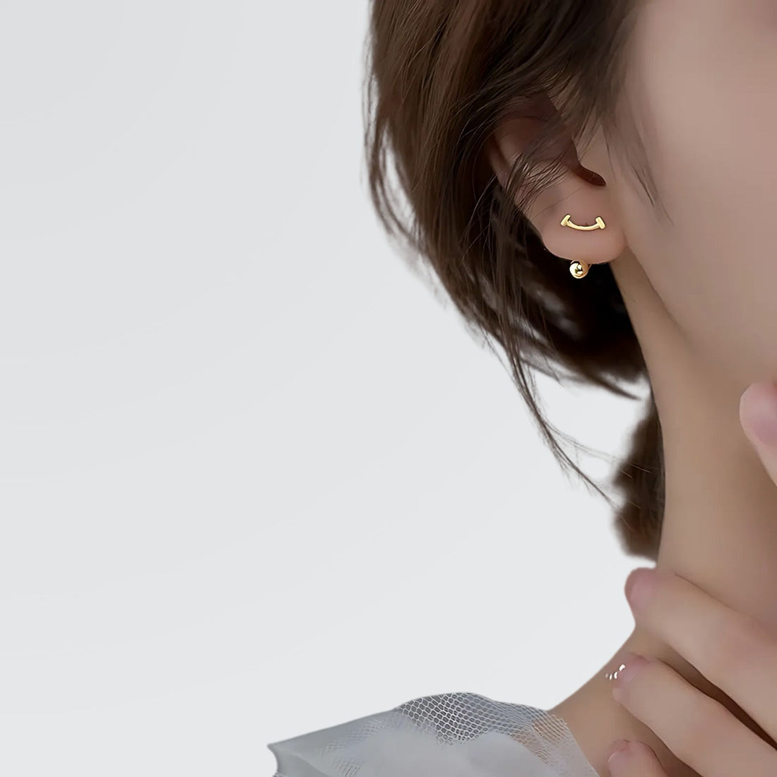 Elegant Smile Ear Cuffs