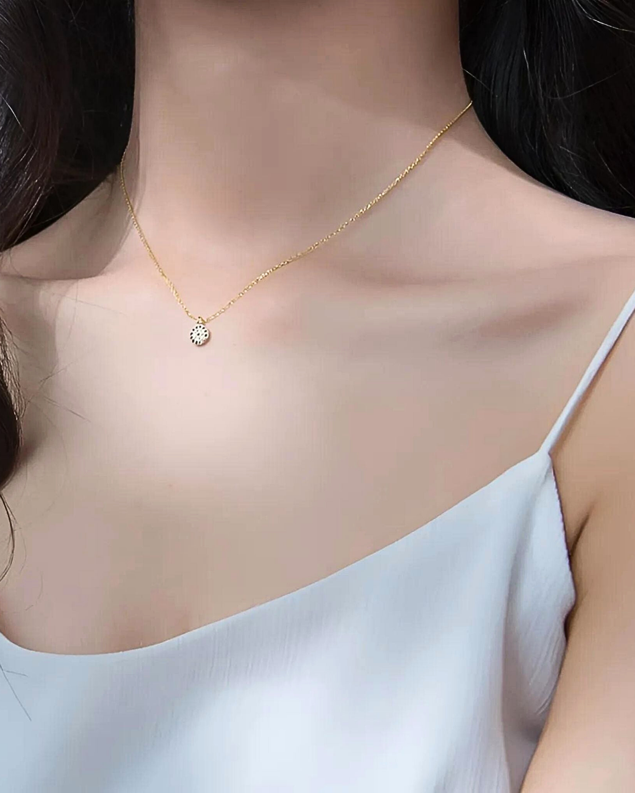 Mere Evil Eye Minimal Necklace