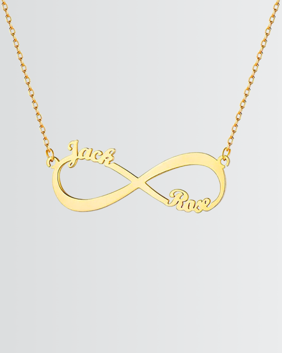 Personalize Your Names Infinity Necklace