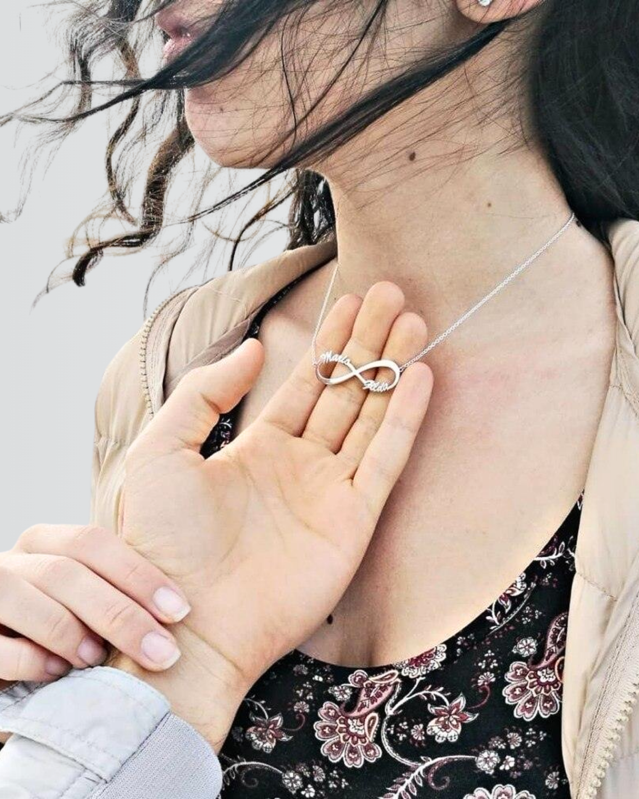 Personalize Your Names Infinity Necklace