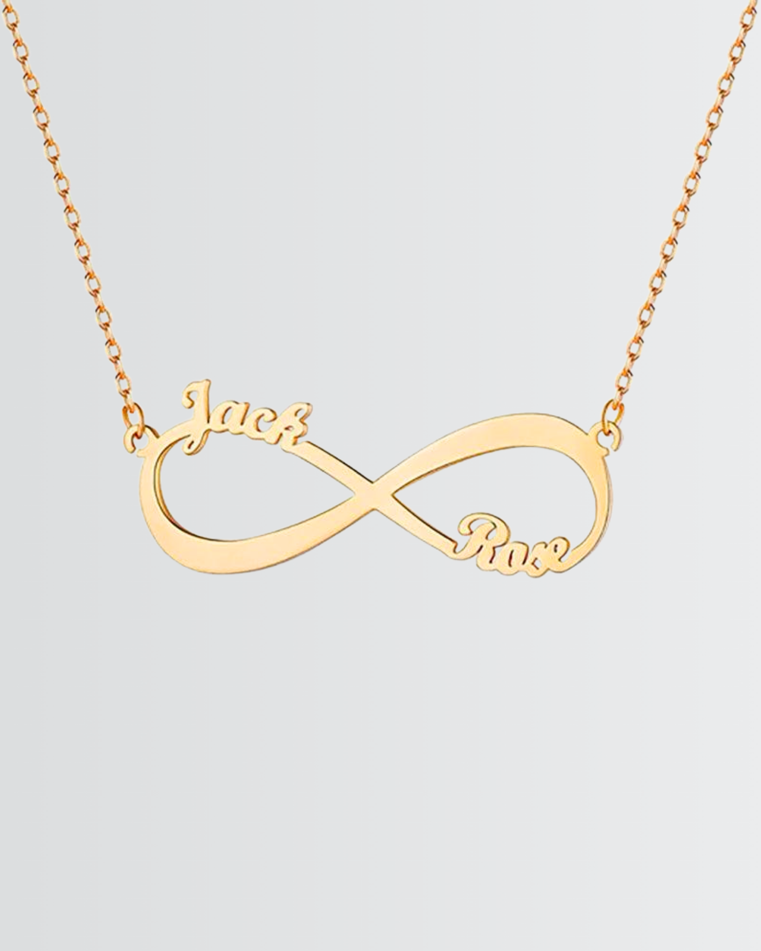 Personalize Your Names Infinity Necklace