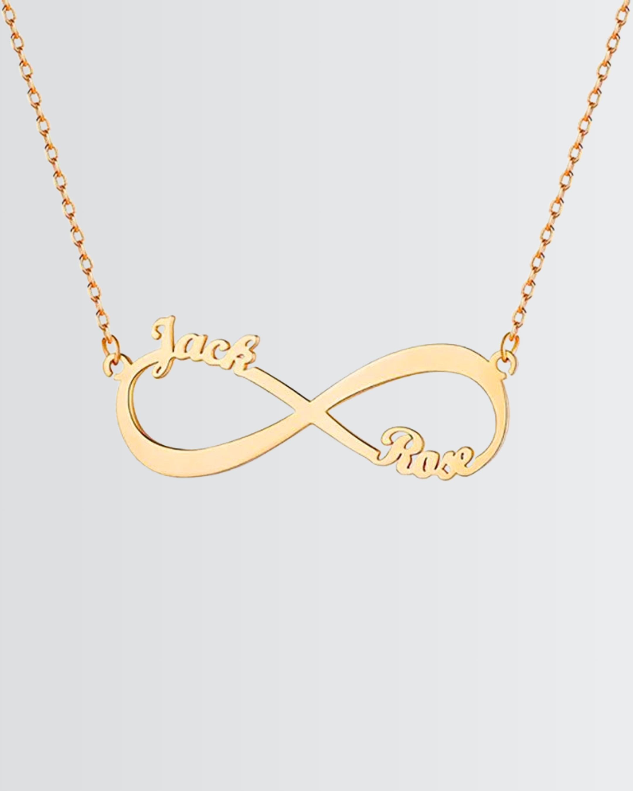 Personalize Your Names Infinity Necklace