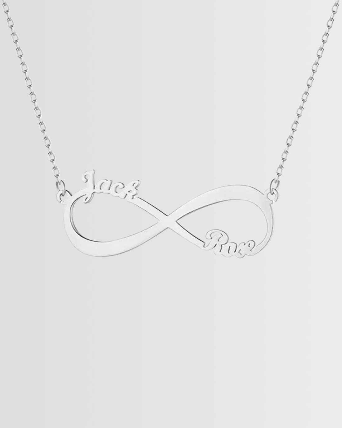 Personalize Your Names Infinity Necklace