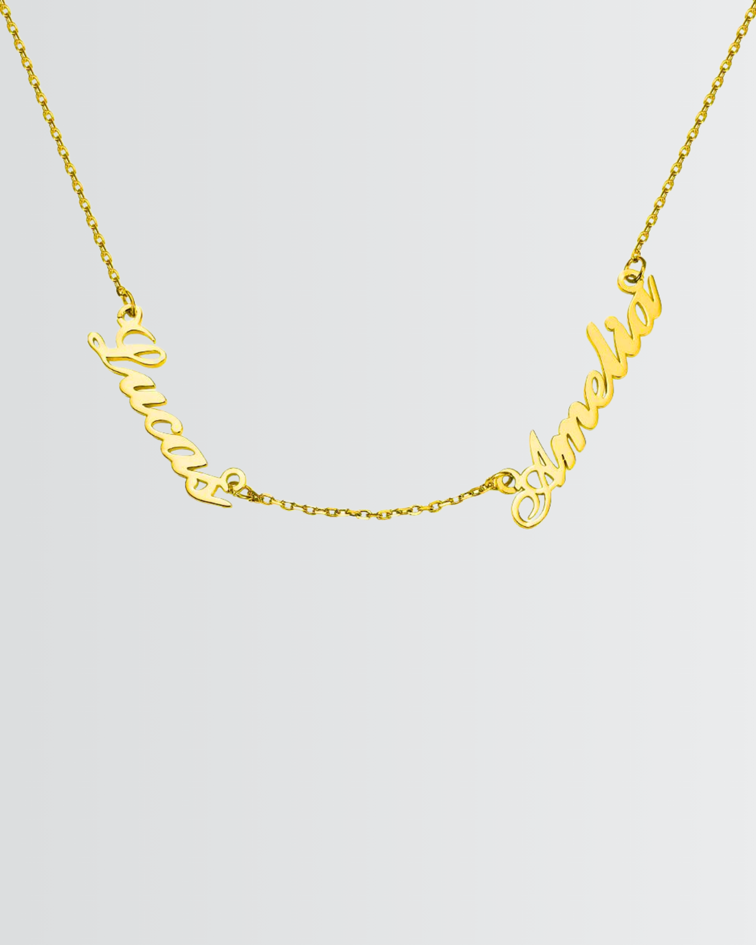 Personalize Two Names Necklace