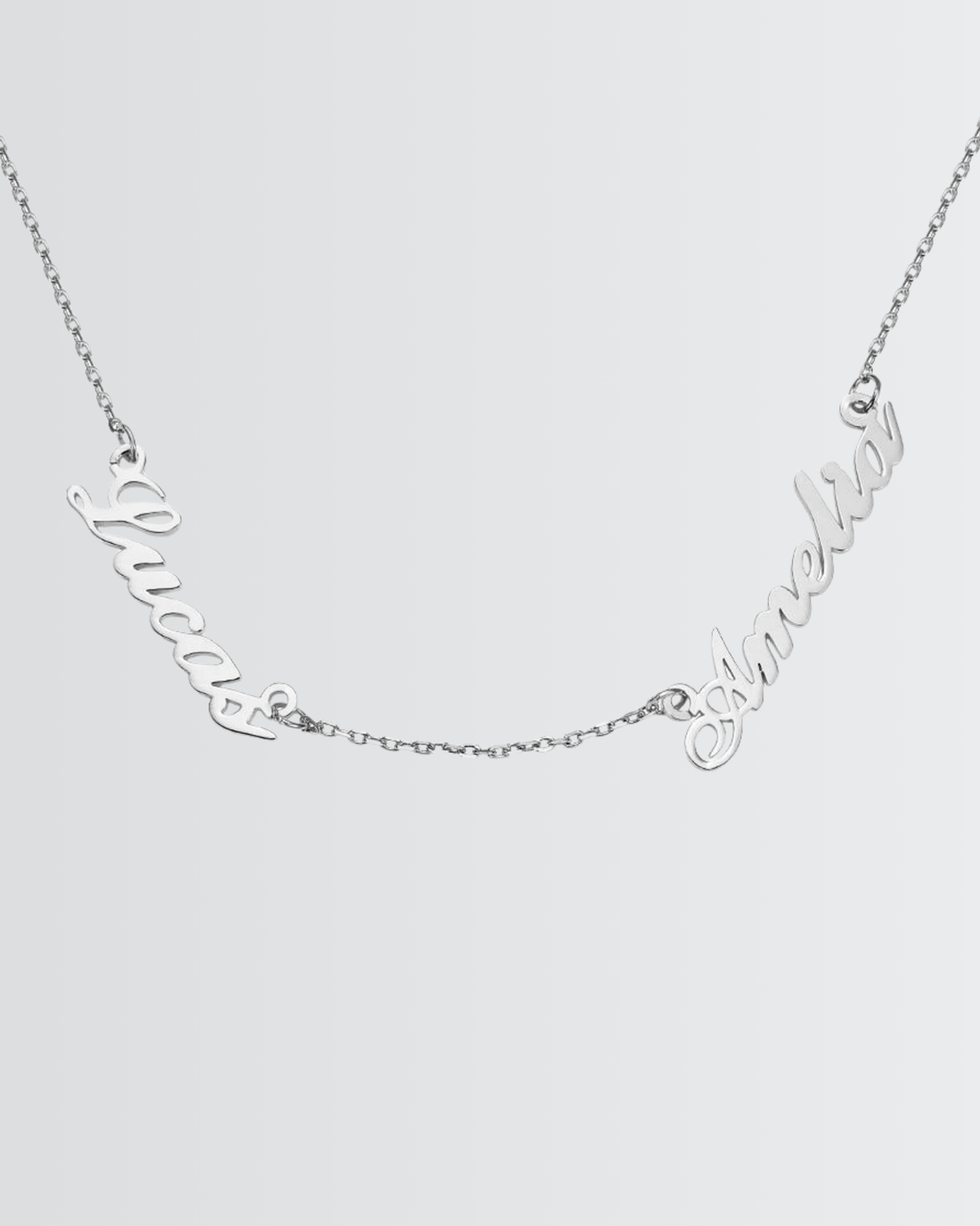 Personalize Two Names Necklace