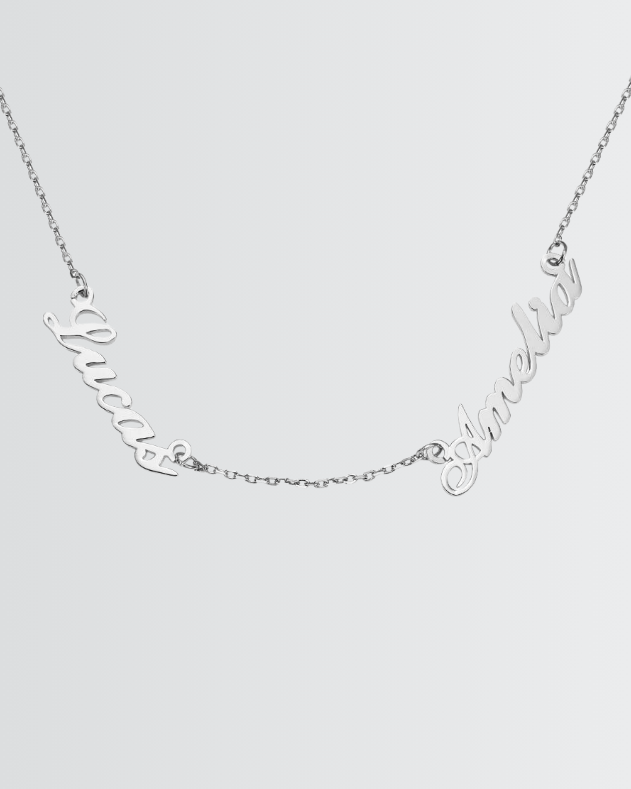 Personalize Two Names Necklace