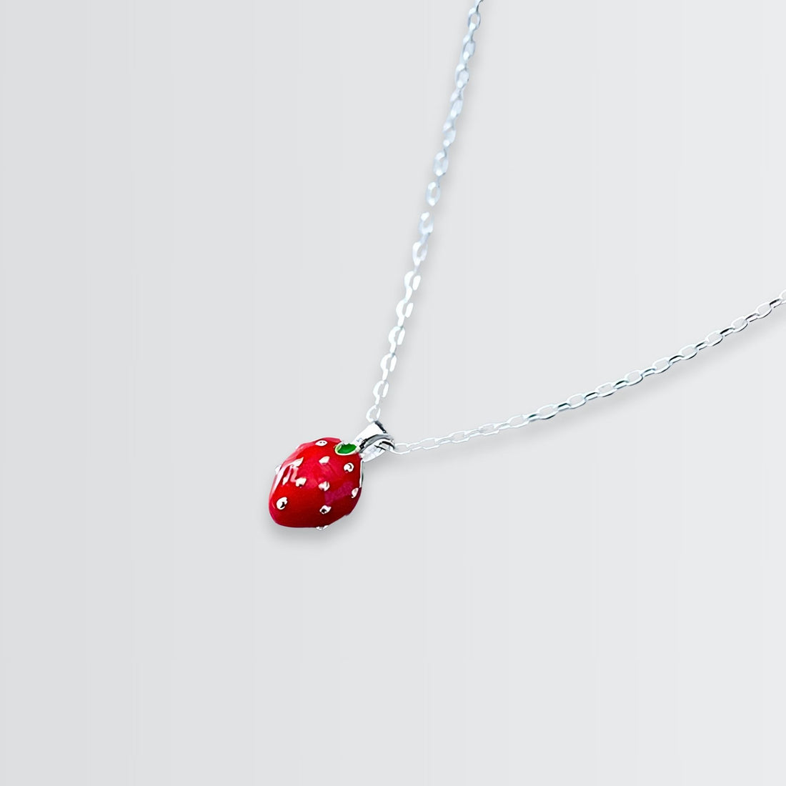 Yummy Strawberry Minimal Necklace