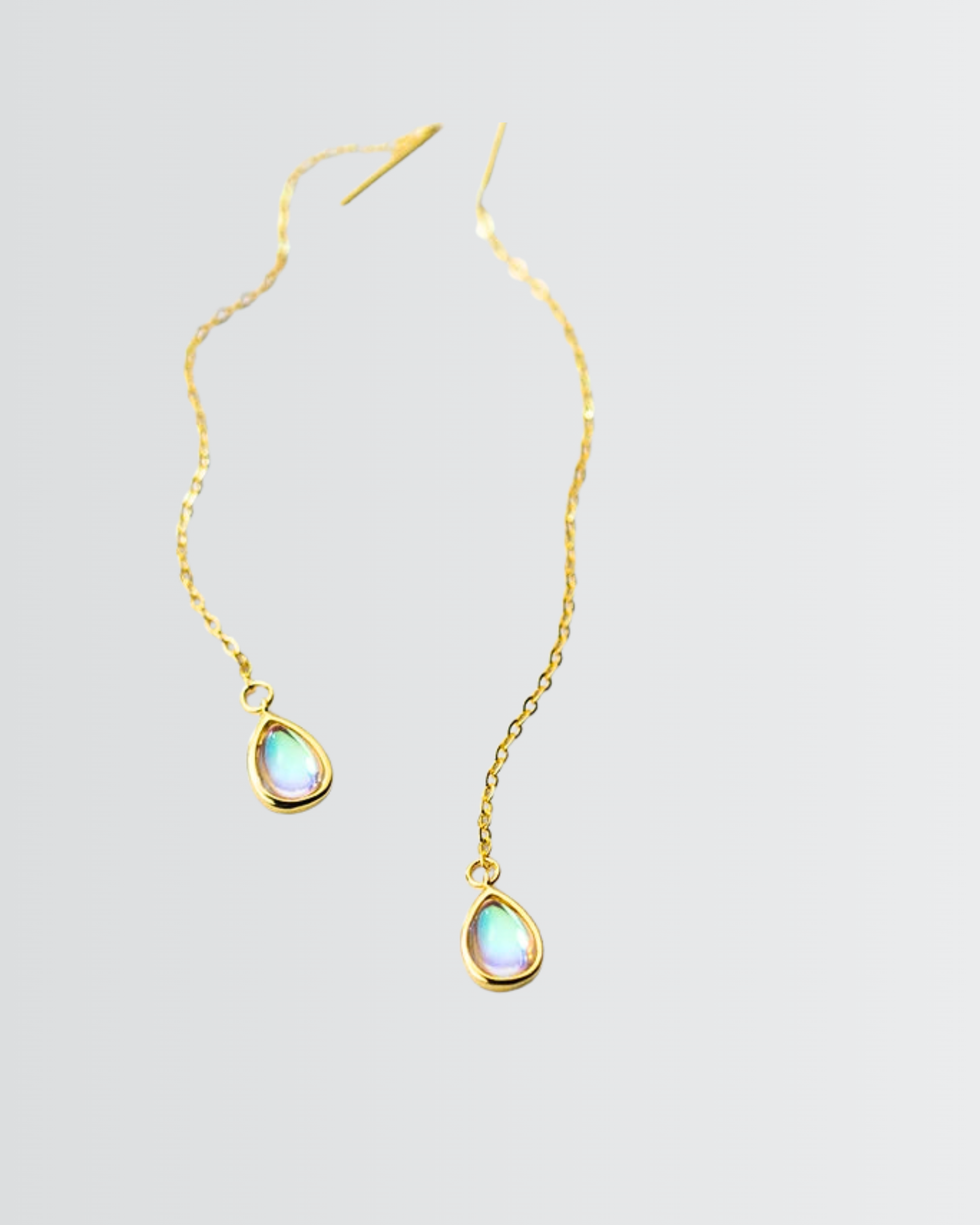 Teardrop Threader Earrings