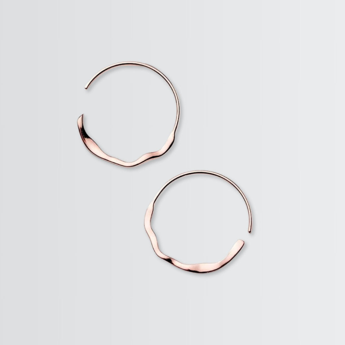 Classy Curves Minimal Hoops - jewellery by BLINGLANE