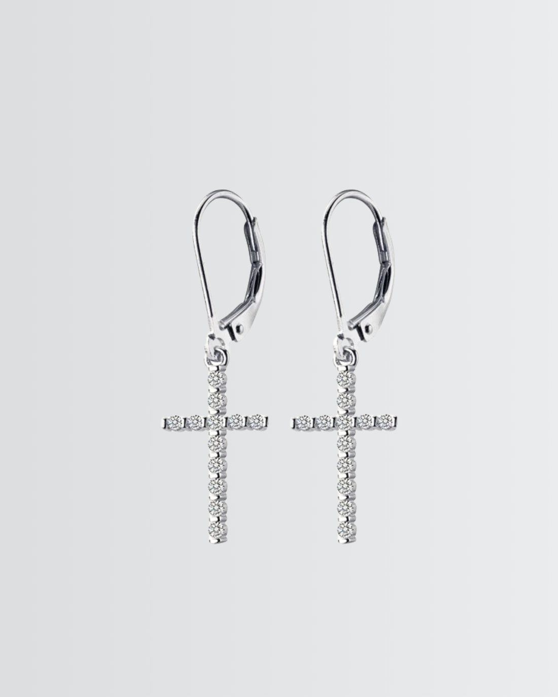 Sleek Cross Minimal Earrings