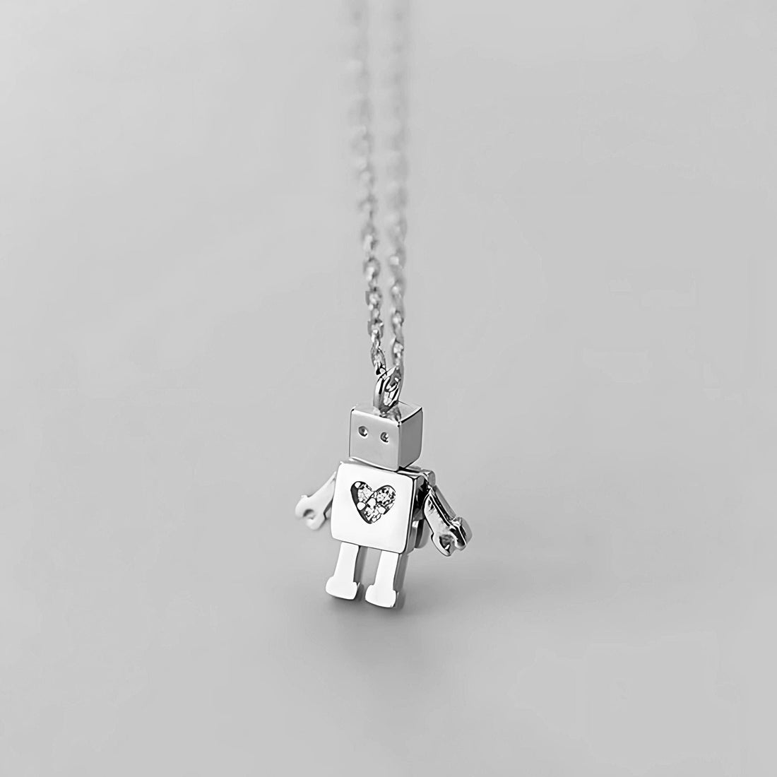 Er Bot Charm Minimal Necklace - jewellery by BLINGLANE
