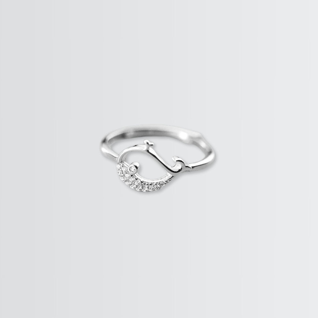 Glitzy Dolphin Ring