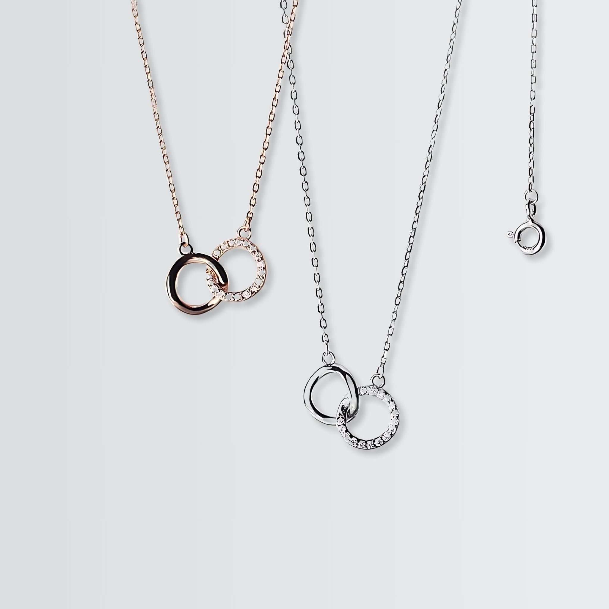 Eternity Hoops Necklace