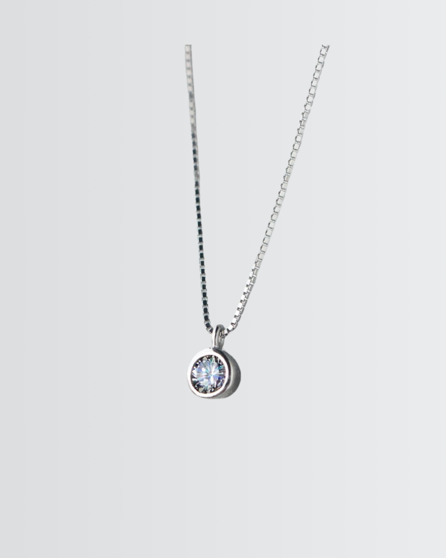 Classic Solitaire Necklace