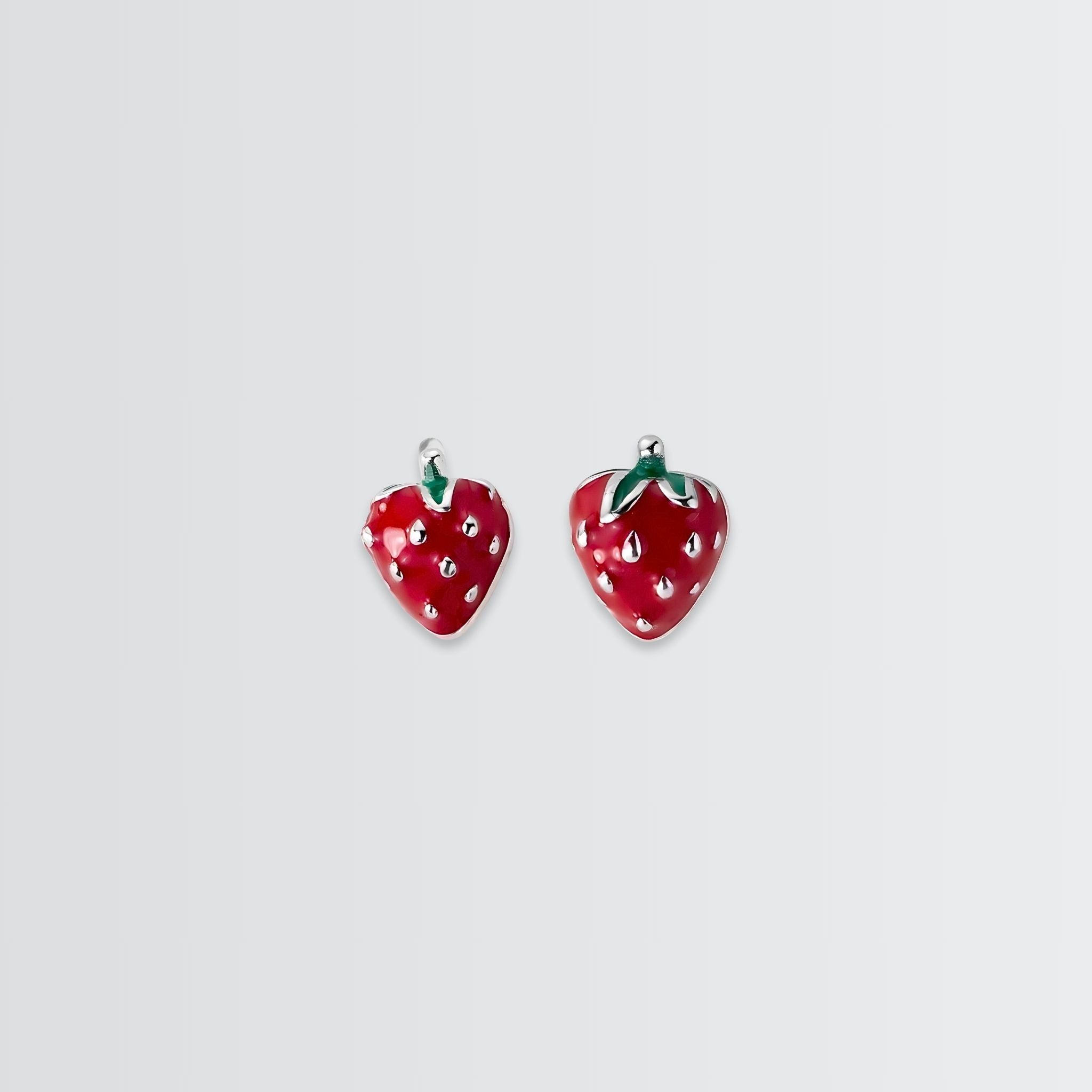 Yummy Strawberry Mini Studs