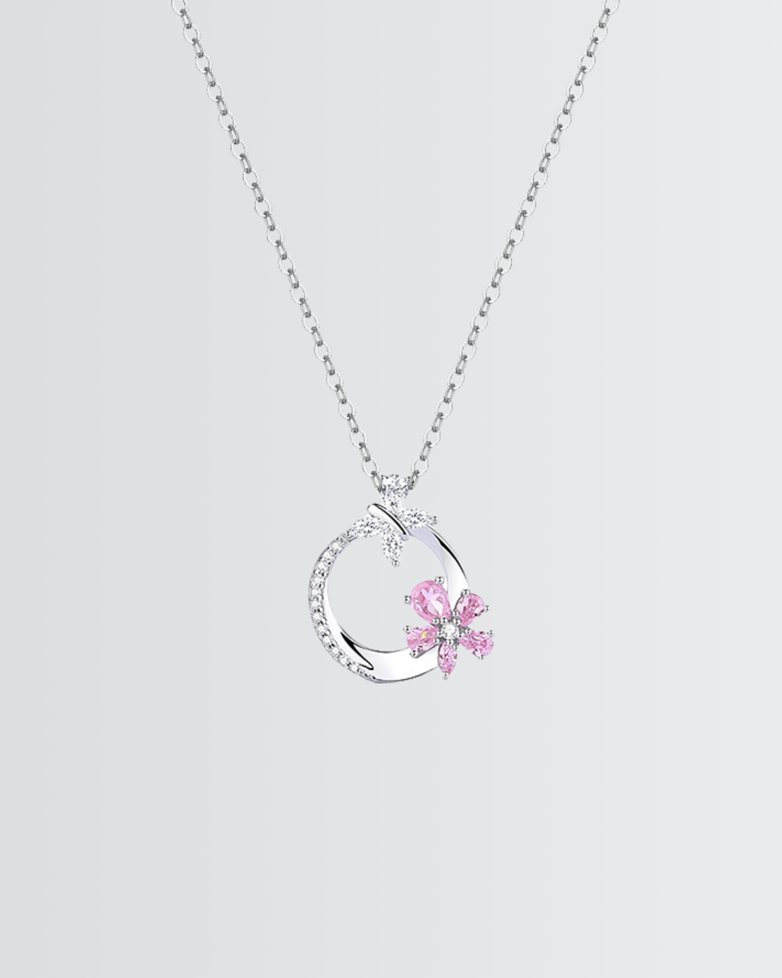 Butterfly Bloom Sparkle Necklace